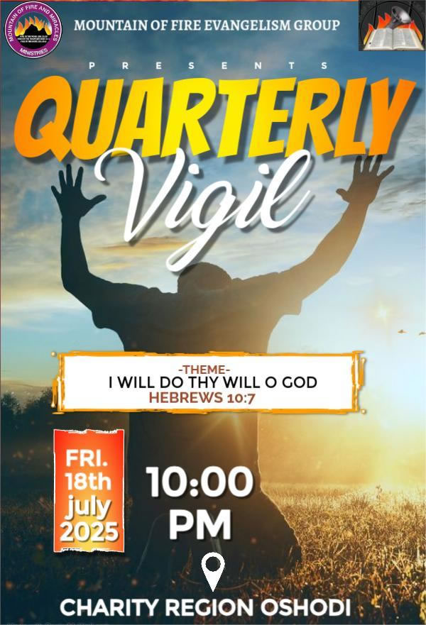 MFM Quartely Vigil